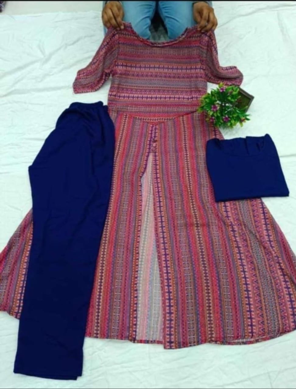 Top Pant Shrug Set