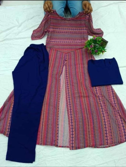 Top Pant Shrug Set