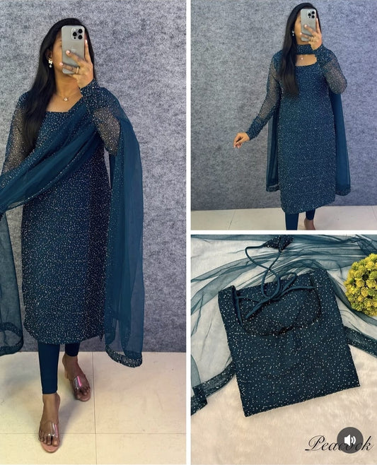 Chudi Kurti With Dupatta Set