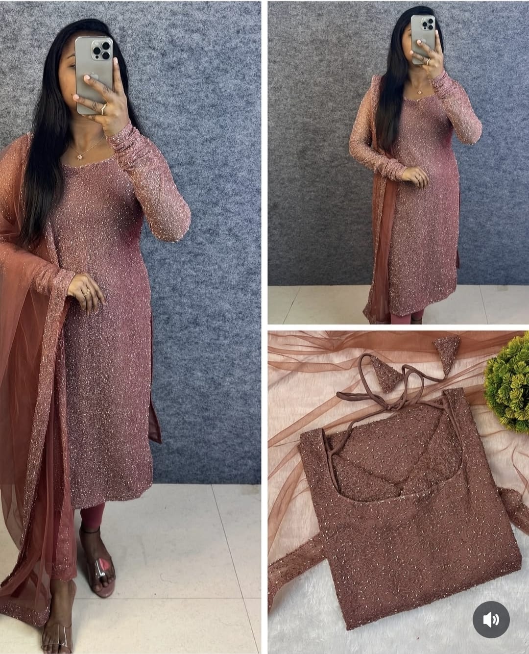 Chudi Kurti With Dupatta Set