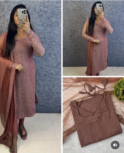 Chudi Kurti With Dupatta Set